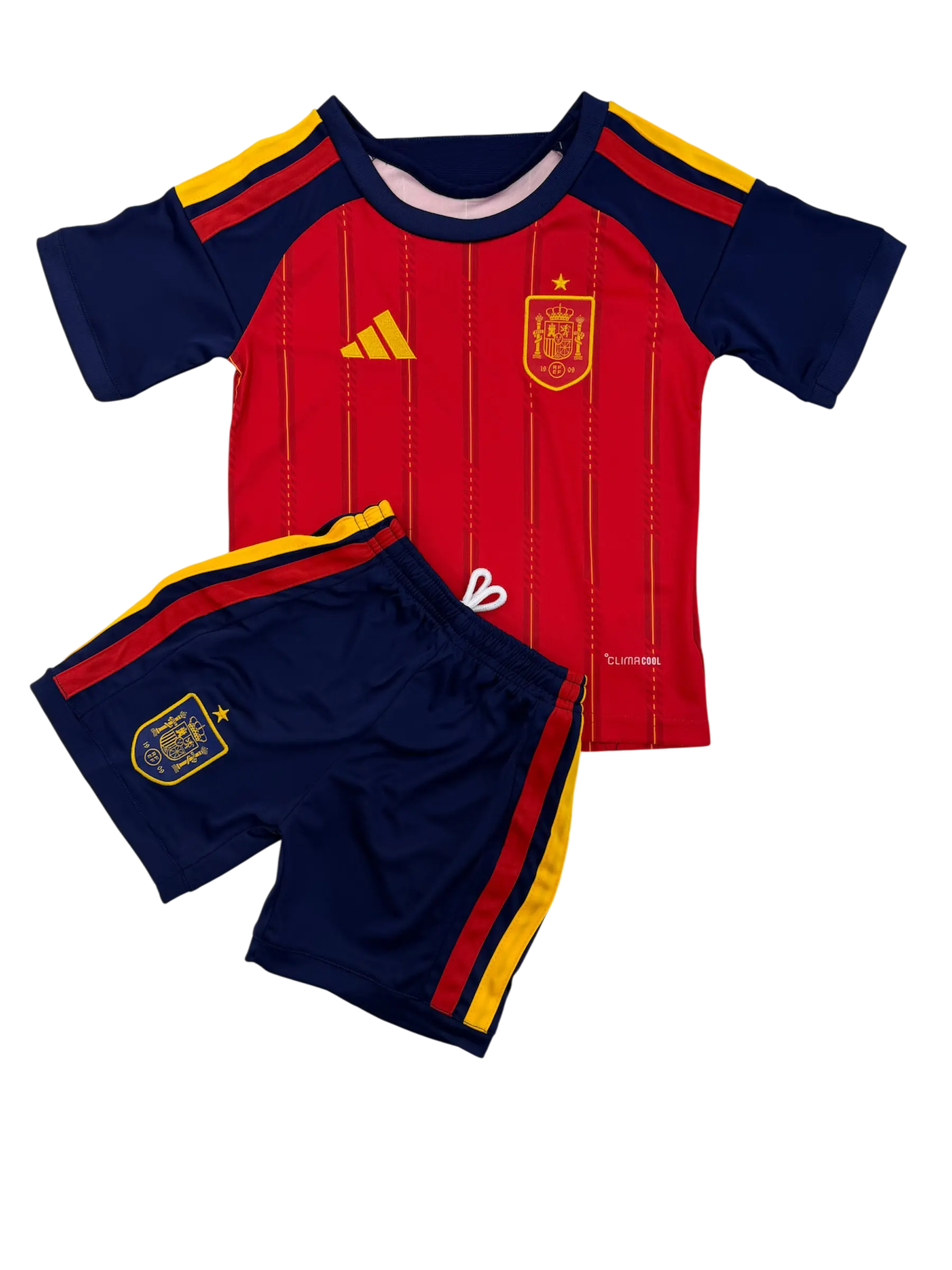 Conjunto España Local Infantil / Juvenil 3 a 14 años