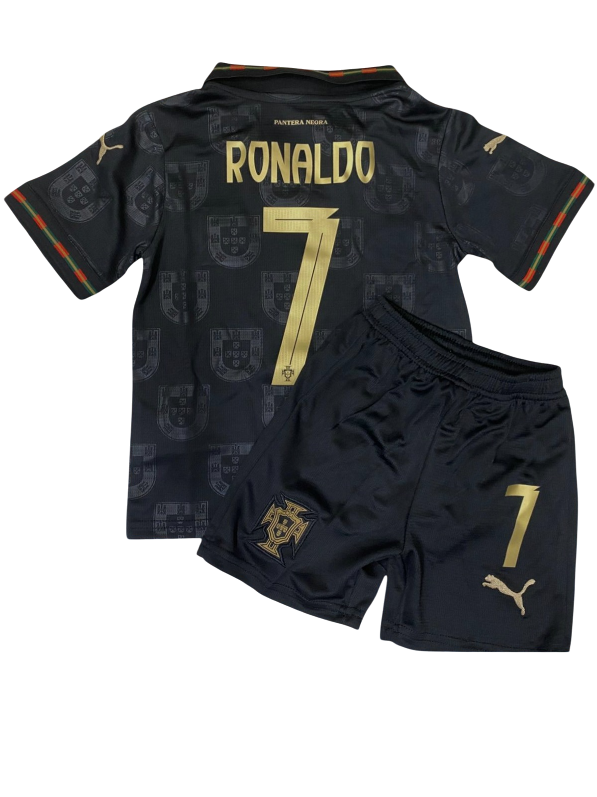 Conjunto CR7 Portugal Eusebio Ed. Especial - Infantil / Juvenil