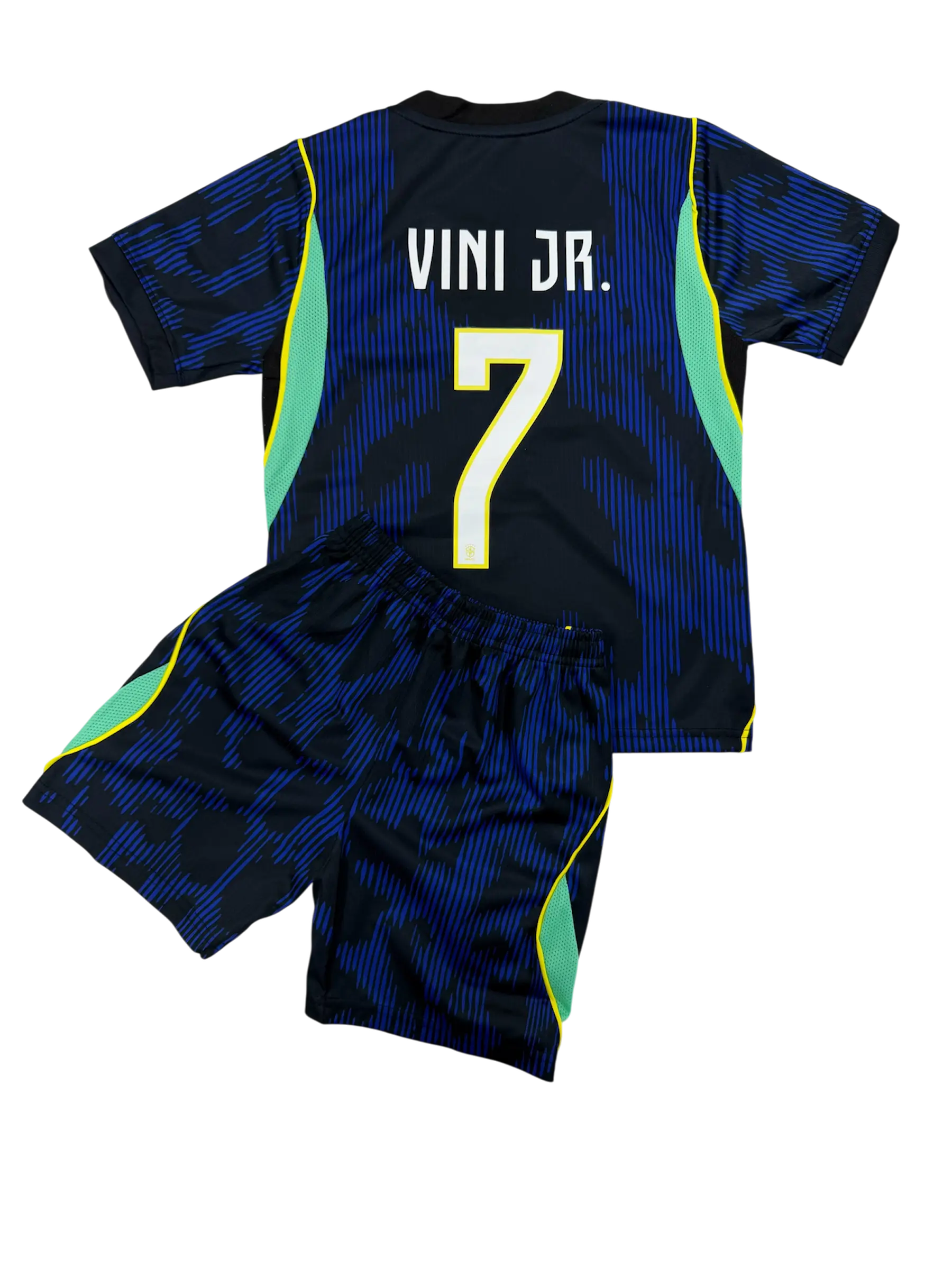Conjunto Brasil Visita 2026 Vini Jr Infantil / Juvenil 3 a 14 años