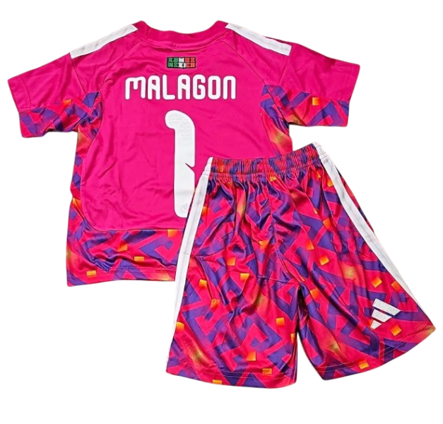 México Portero Rosa 2026 Niño Malagón 1 Versión Fan