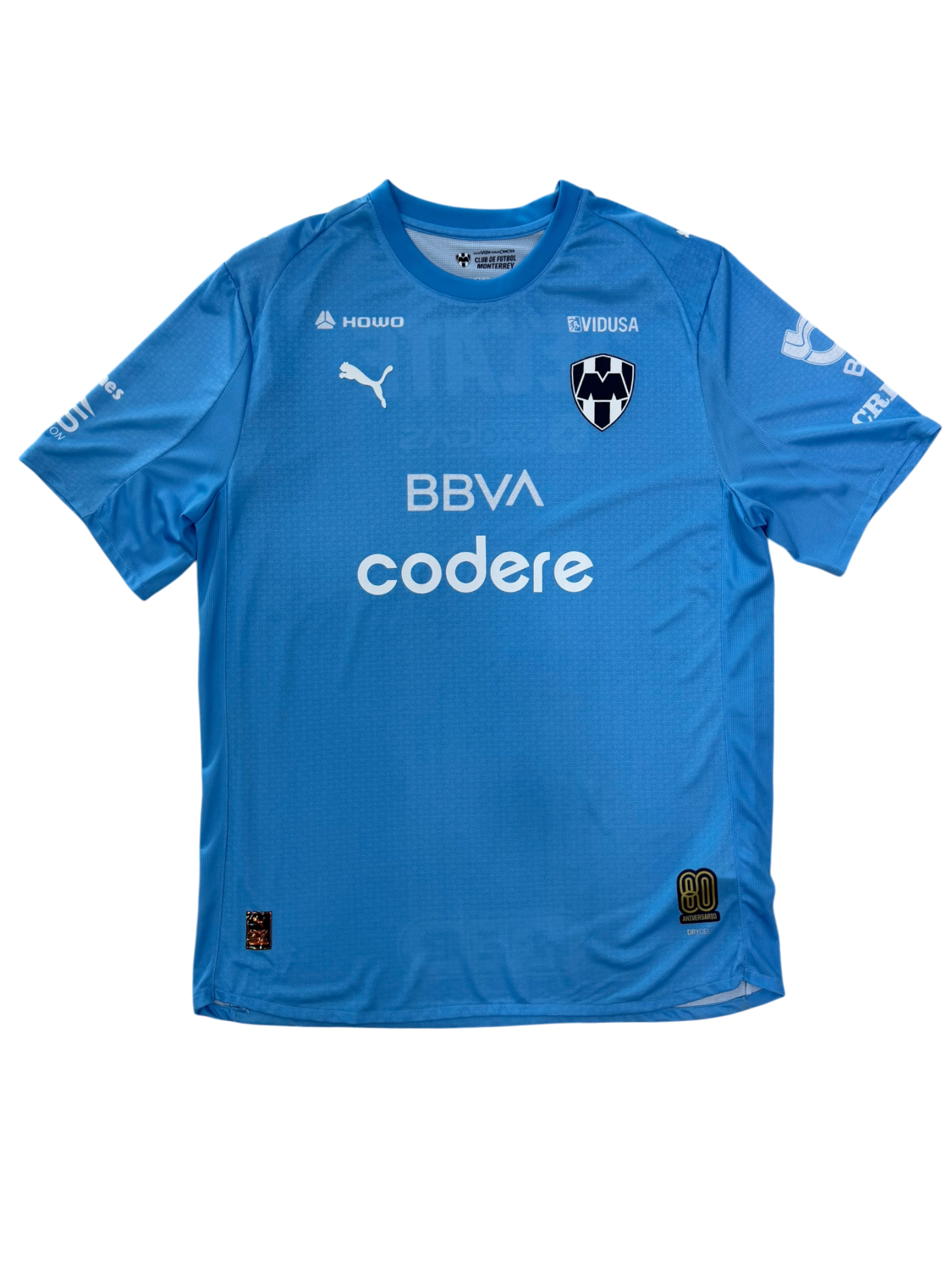 Rayados Portero Celeste 25/26 Versión Jugador
