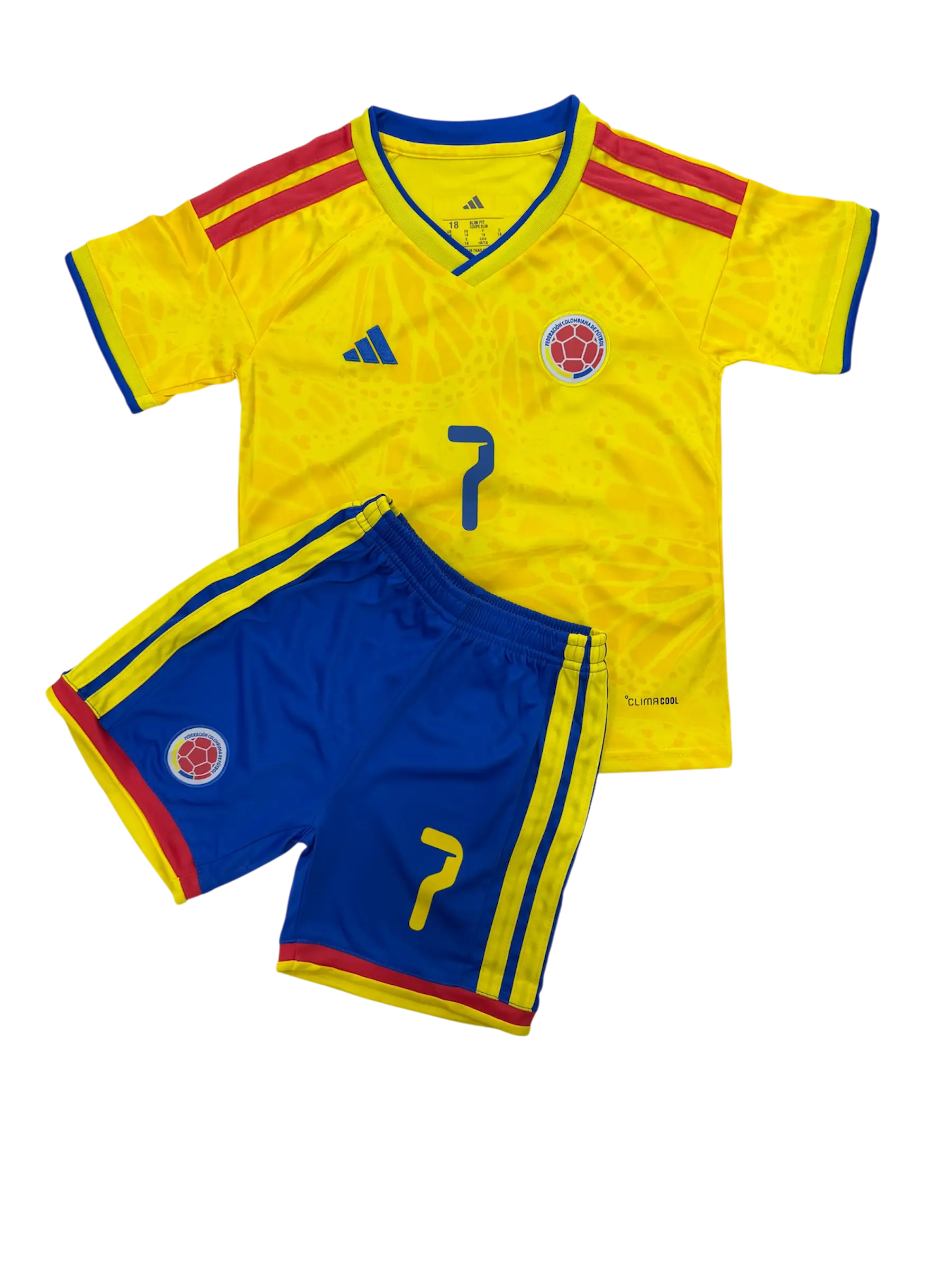 Conjunto Colombia Local 2026 Luis Díaz Infantil / Juvenil 3 a 14 años