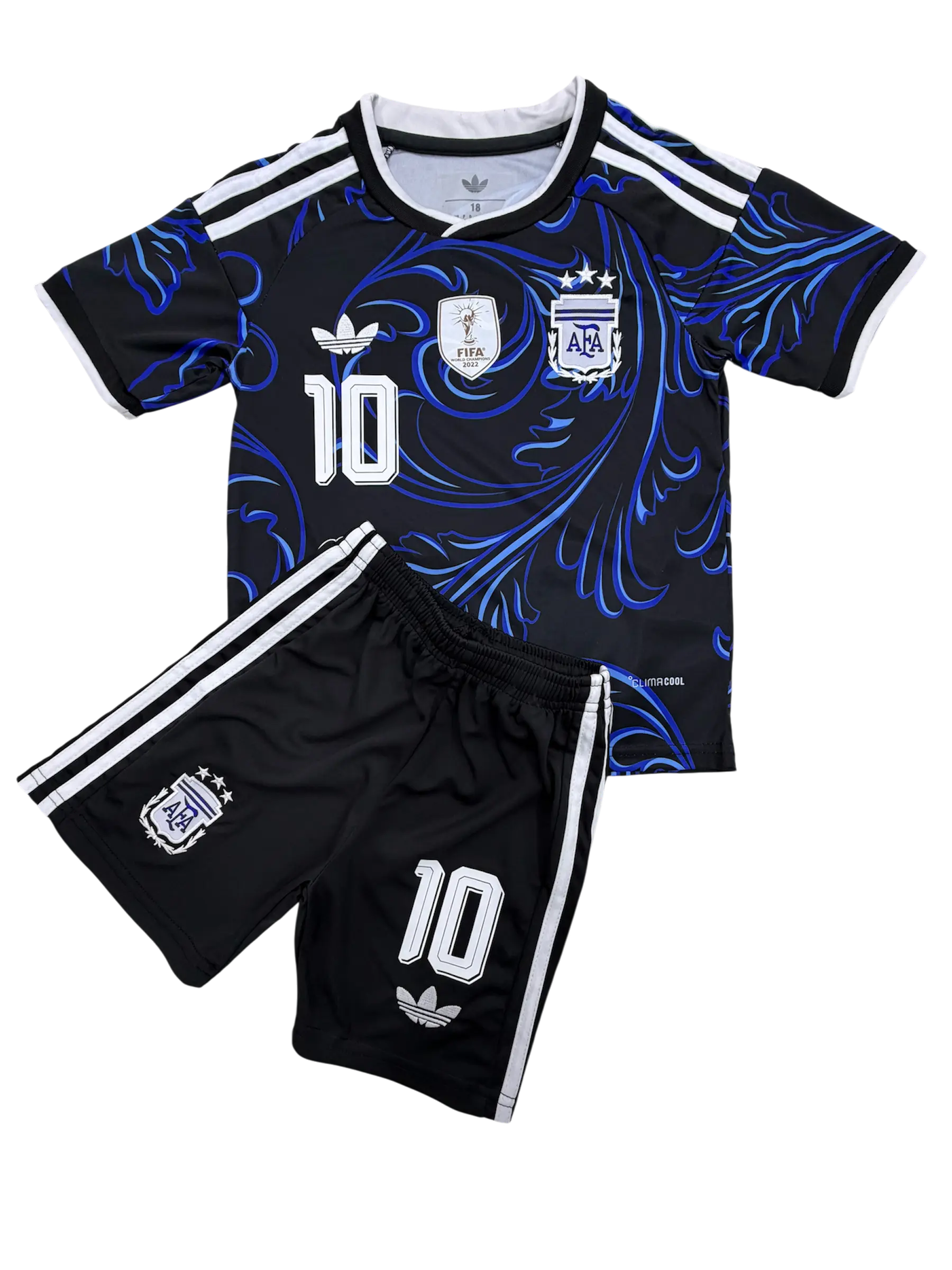 Conjunto Argentina Visita 2026 Messi Infantil / Juvenil 3 a 14 años