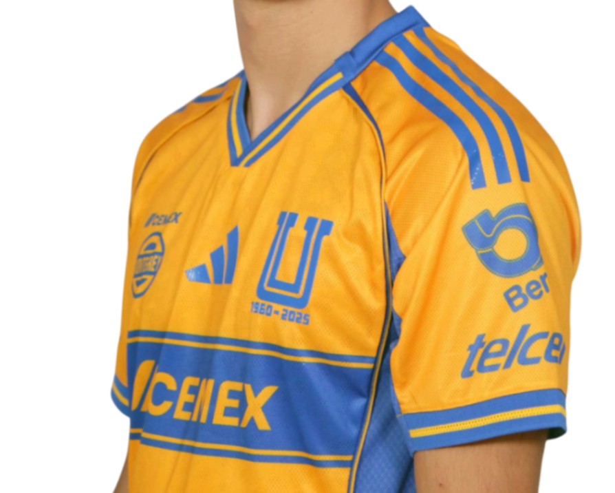 Jersey Tigres Local 25-26 Version Jugador