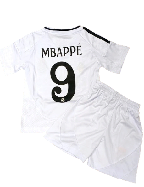 Real Madrid Local 24/25 Mbappé 9 Niño Versión Fan
