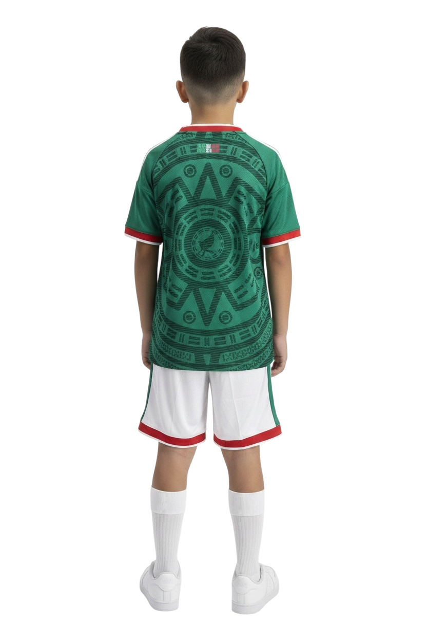 Conjunto México Local Infantil / Juvenil 3 a 14 años