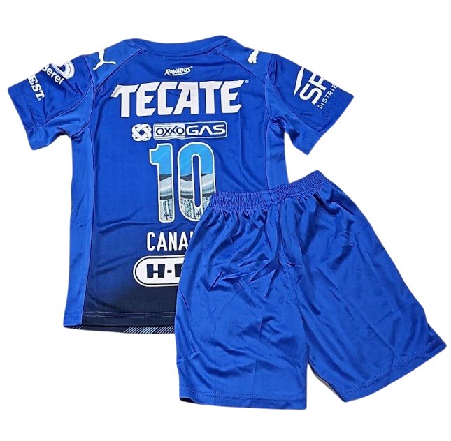 Rayados Tercero 26/26 Niño Canales 10 Versión Jugador