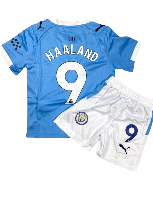 Manchester City Local 25/26 Niño Haaland 9 Versión Fan