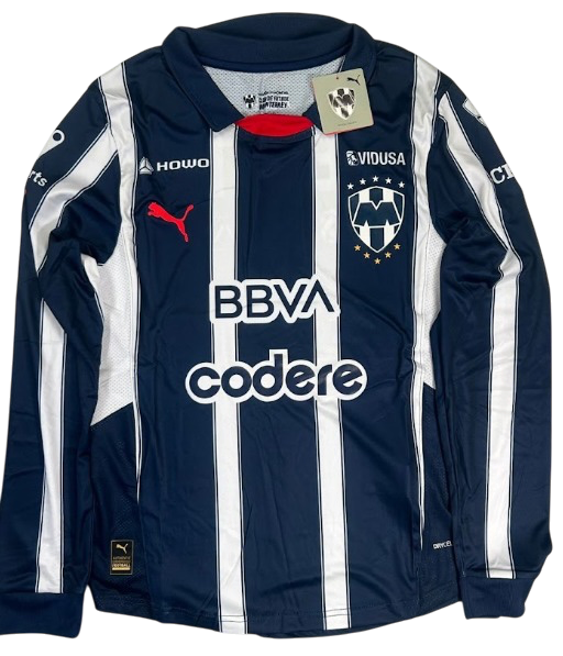 Rayados Local 24/25 Manga Larga Versión Fan