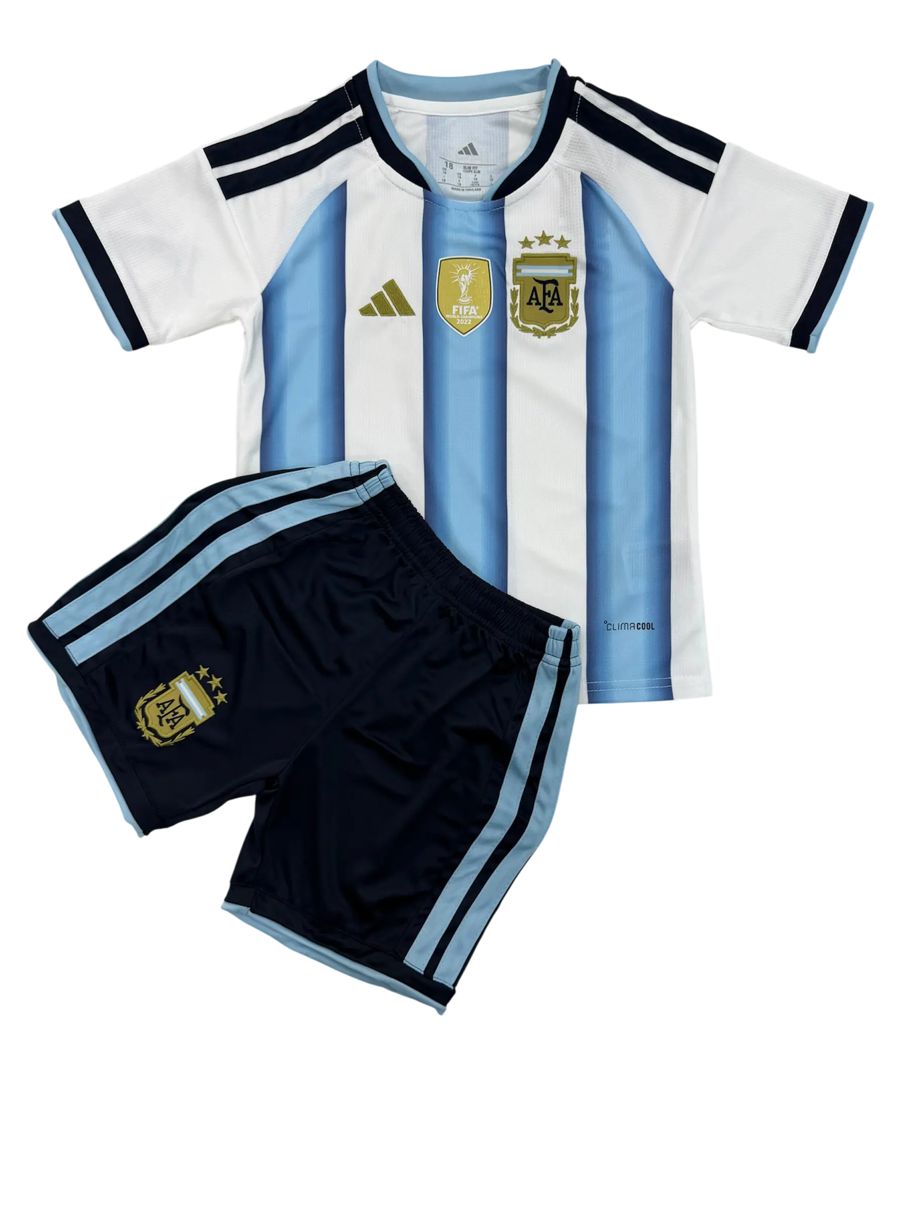 Conjunto Argentina 2026 Local Infantil / Juvenil 3 a 14 años
