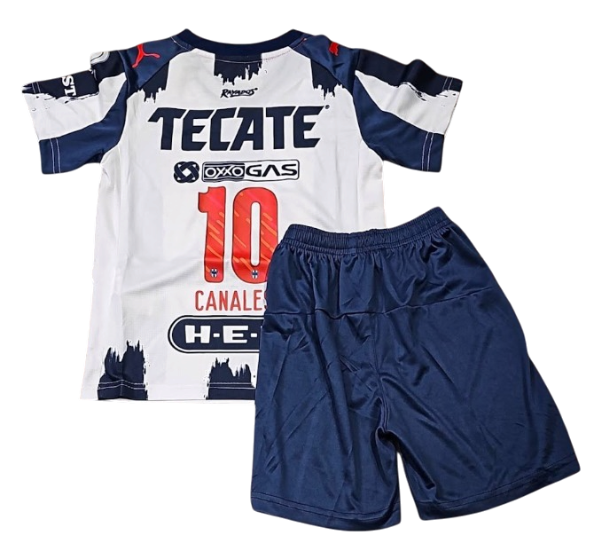 Rayados Local  25/26 Niño Canales 10 Versión Jugador