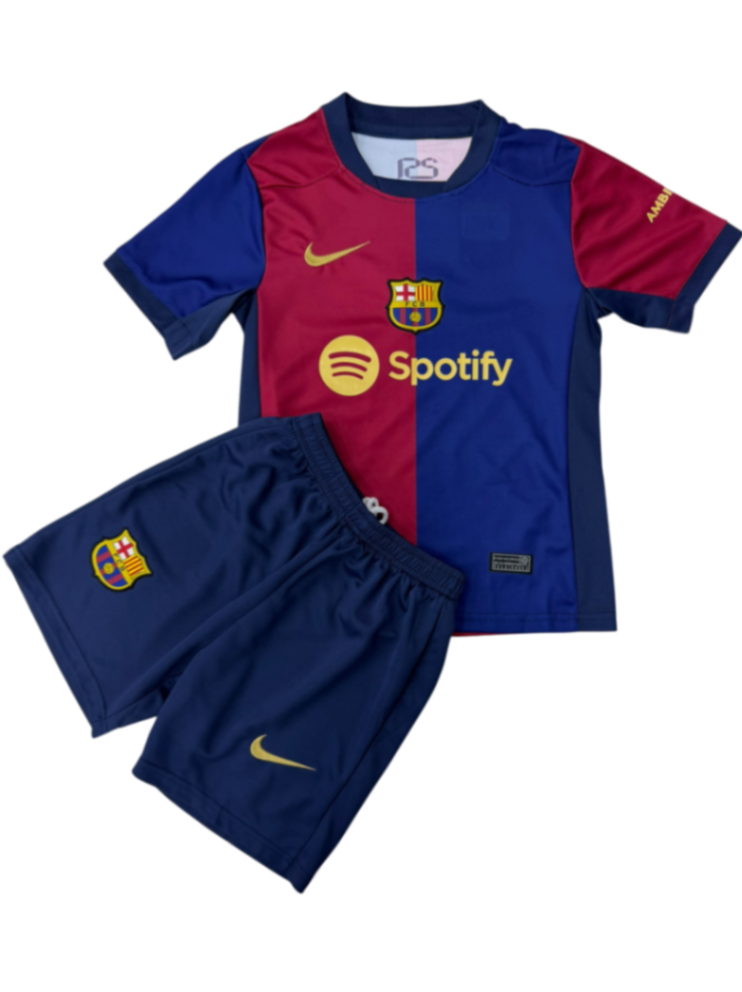 Barcelona Local 24/25 Niño Versión Fan