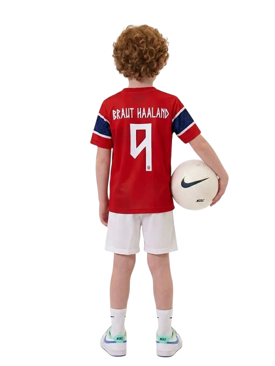 Conjunto Noruega Local 2026 Halaand Infantil / Juvenil 3 a 14 años