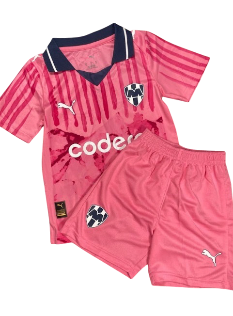Rayados Portero Rosa 2025 Niño