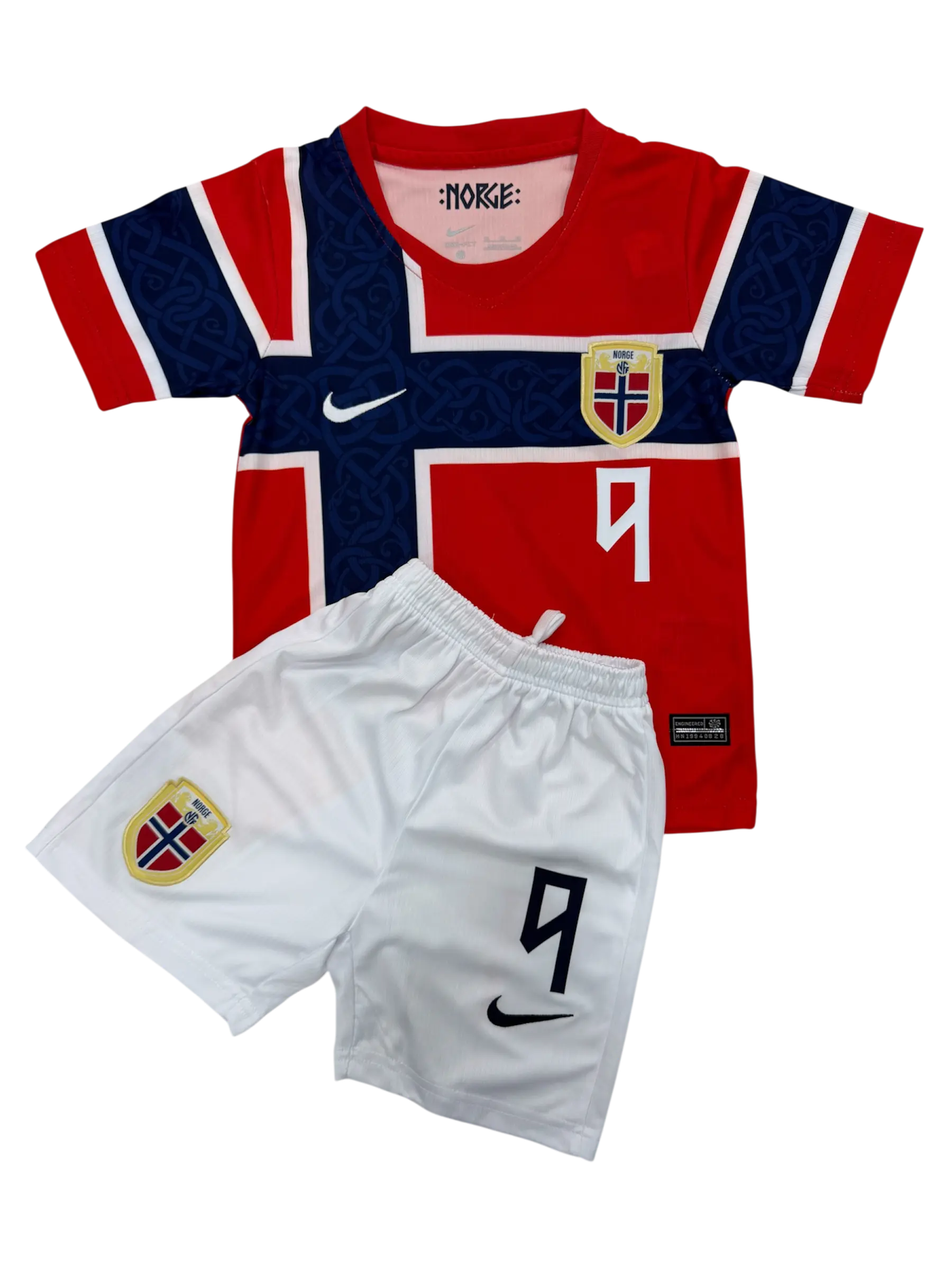Conjunto Noruega Local 2026 Halaand Infantil / Juvenil 3 a 14 años
