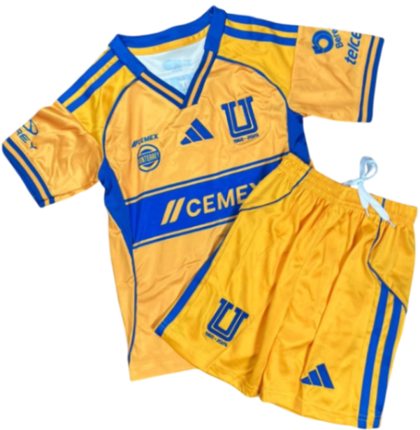 Conjunto Tigres Local 25-26 Infantil
