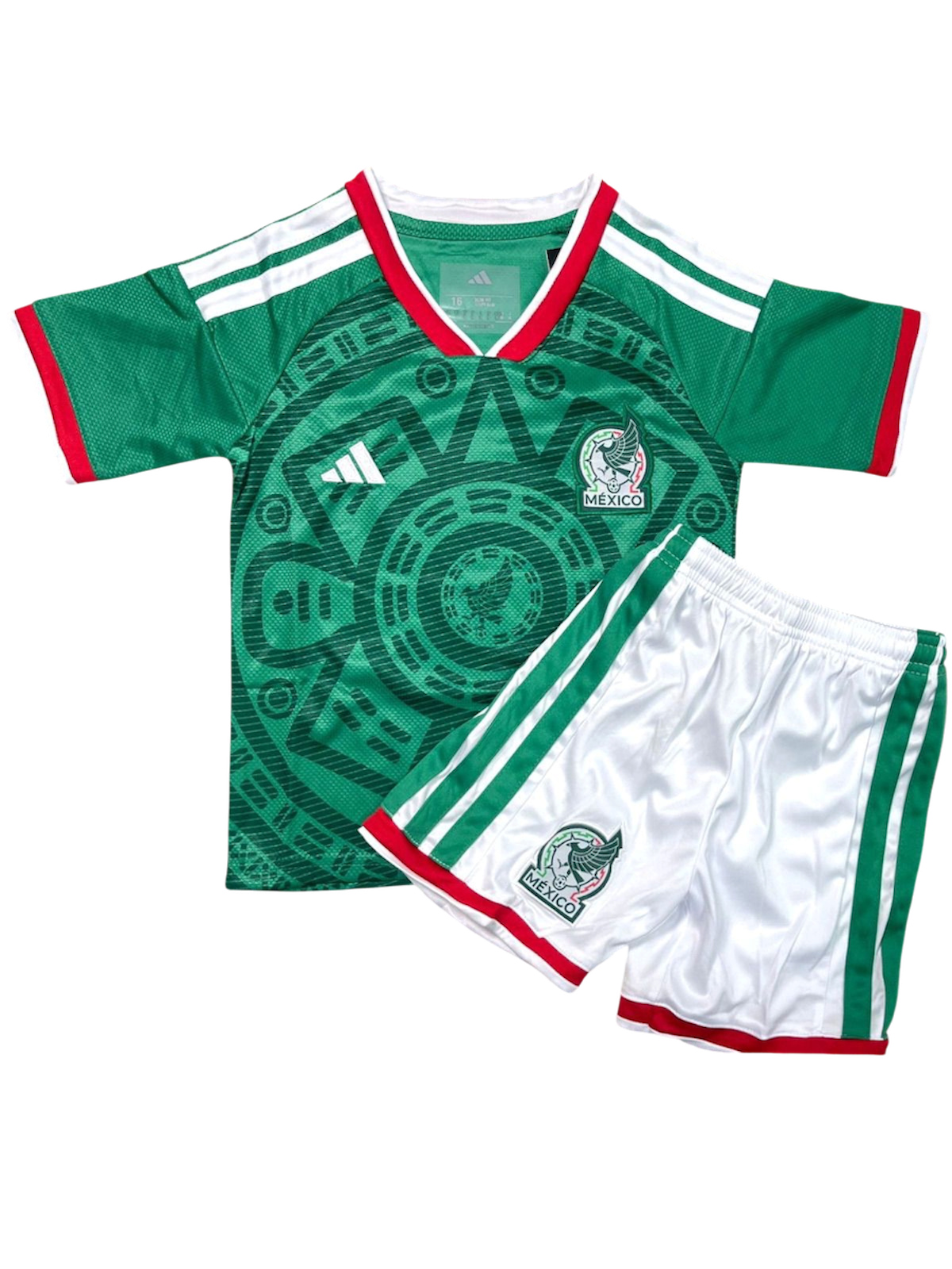 Conjunto México Local Infantil / Juvenil 3 a 14 años